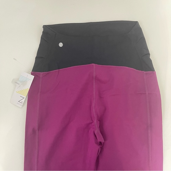 Z by Zella Daily Booty Flare Maternity Leggings In Purple Caspia Color- Reemoly - Picture 7 of 16
